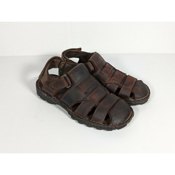 Sketchers Mens Fishermen Comfort Leather Sandal  Chunky Y2K us9 - Picture 2 of 9
